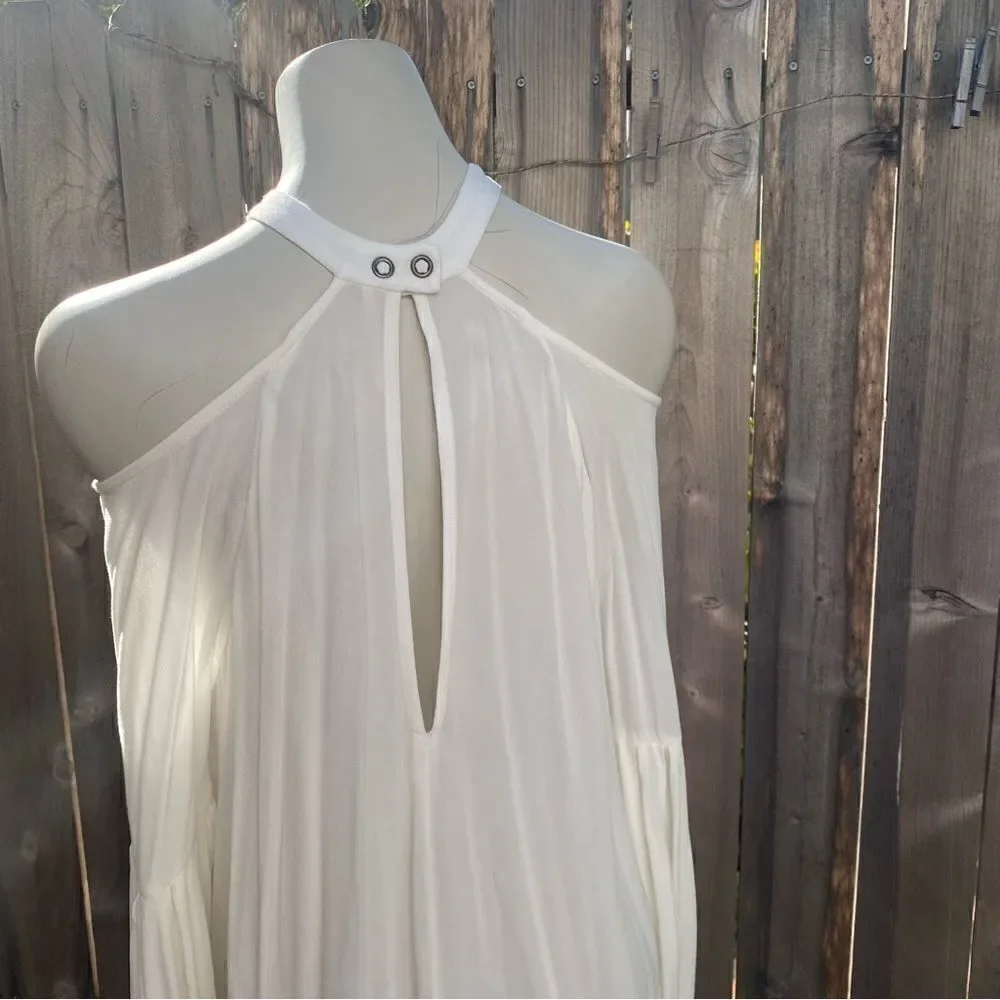 Free People Drift Away Cold Shoulder Tunic Dress size small
